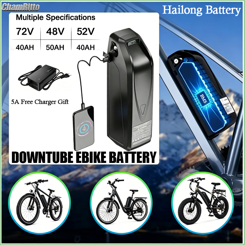 Ebike Battery 48V 20Ah Hailong - Bateria para Bicicleta Elétrica Hailong 48V